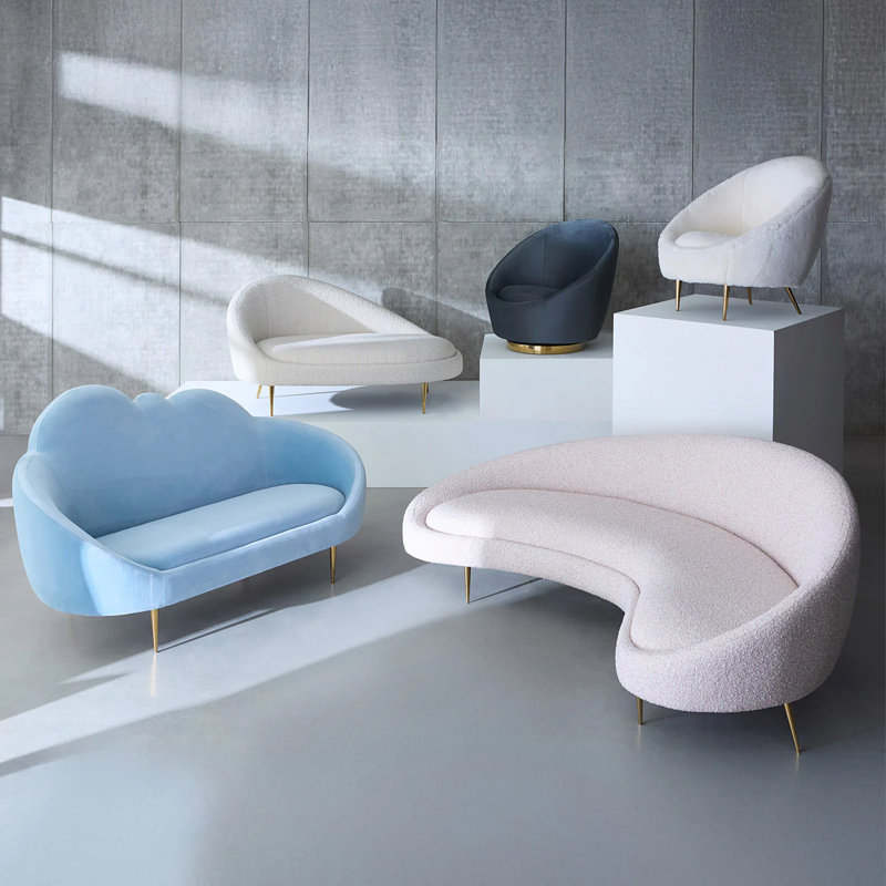 Ether Swivel Chair, Bergamo Charcoal