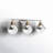 Kyoto 3 - Light Dimmable Polished Nickel Vanity Light