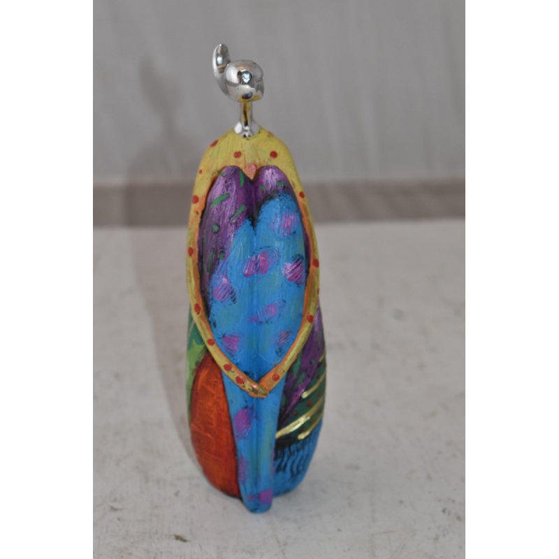 Vollrath Cradled Woman with Silver Head Resin Statue Size: 3" x 3" x 10"H