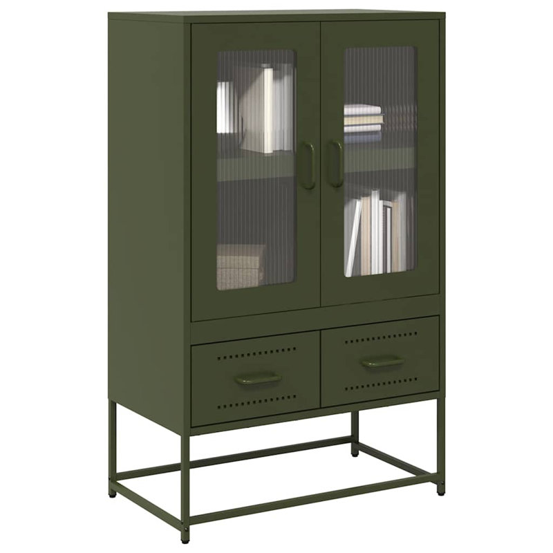 Azizul 68cm Sideboard, Olive Green