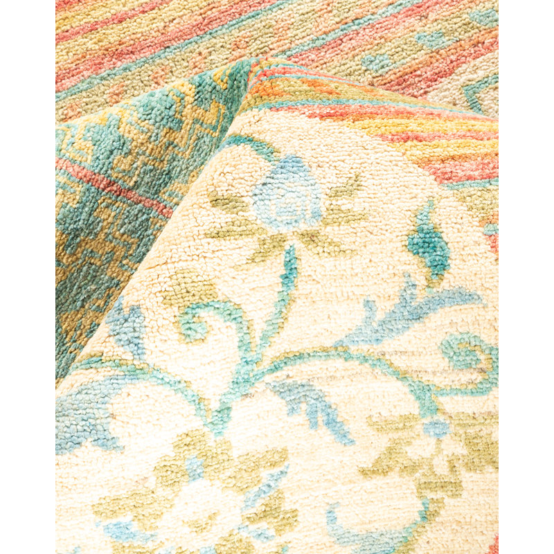 Kilis One-of-a-Kind 4' 4" X 9' 10" Hand Knotted Area Rug