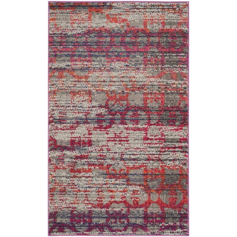 Nistler Abstract Hand Woven Area Rug, Rectangle 91 x 152cm