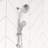 5" Multi Function Dual Shower Head, With Adjustable Slide Bar-113480789