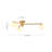 Priella Mid-century Brass Ellipse Glass Chandelier-1001720068-1001720071