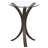 Kull Glass Pedestal End Table-676970806-676970807
