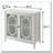 White Console Table with 2 Doors