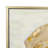 Brown Canvas Elephant Framed Wall Art with Gold Frame
