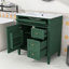 Ensemble de meuble-lavabo moderne 30 po avec lavabo en céramique et armoire de rangement Embrulla-1230888708