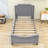 Twin Upholstered Daybed with Headboard-2137436492