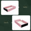 Lit plateforme tapissier simple avec garde-corps et station de charge