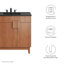 Meuble-lavabo sur pied simple 36 po avec plateau en céramique Modway Miles-92590992-92590990