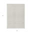 Tapis intérieur lavable à motif géométrique beige 3 pi x 5 pi