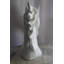 Buste étalon blanc en fibre de verre de la collection Nifao Pure Elegance 36 po x 14 po x H 36 po