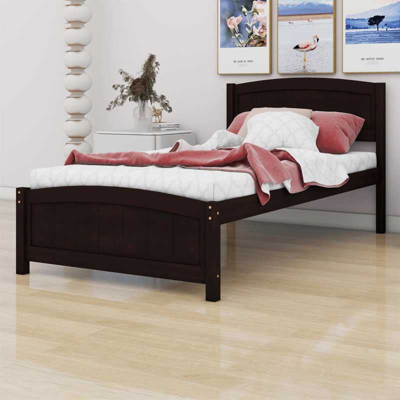Shanece Panel Bed, Black
