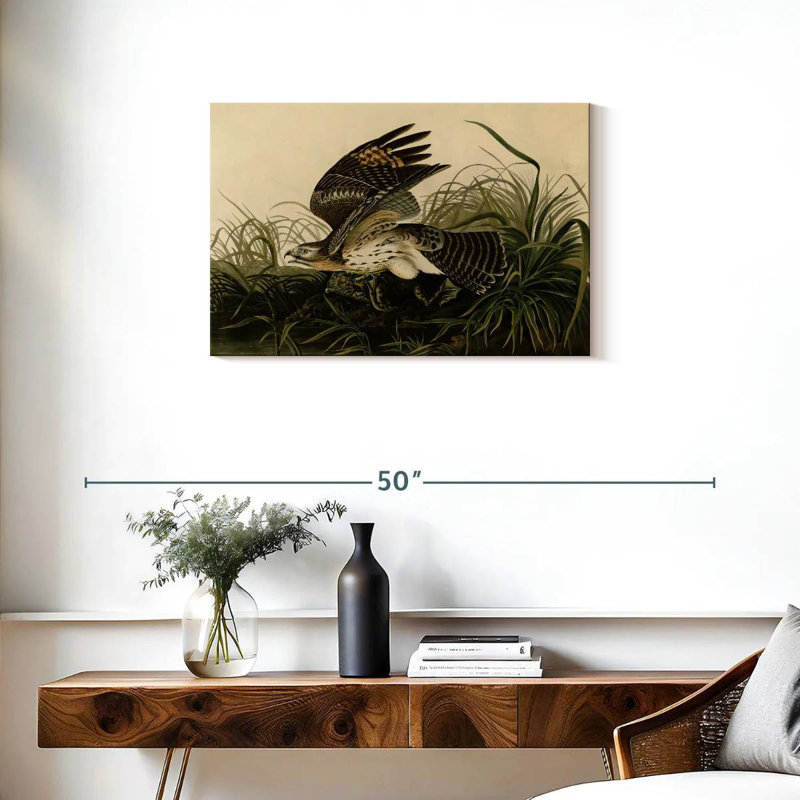 Brampt Winter Hawk, 20" H x 30" W
