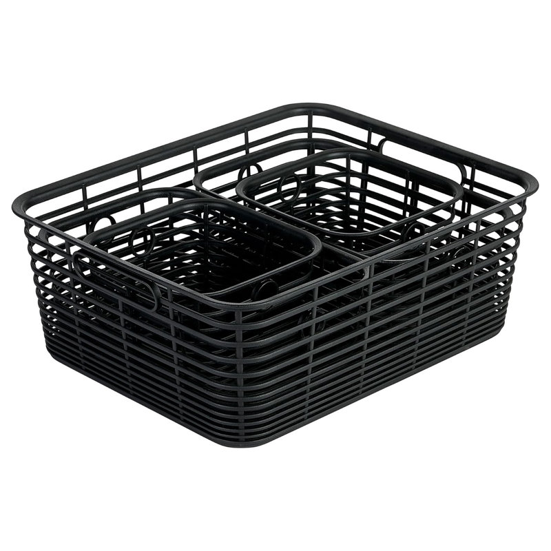 Ensemble de 5 paniers Curver, Noir