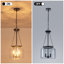 Lustre tambour 3 lumières avec abat-jour en verre transparent Aliette-885733686
