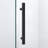  DreamLine Prism Lux 36 5/16 inch x 72 inch Frameless Neo-Angle Hinged Shower Kit in Matte Black-26337640-131239538