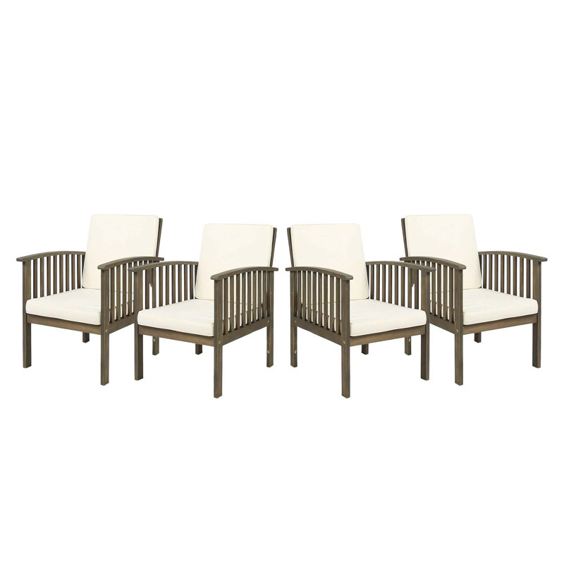 Fauteuil club Casa Acacia Mp2, 4, Crème, Marron foncé