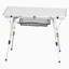 Couche de maille pliante en aluminium pour table de camping