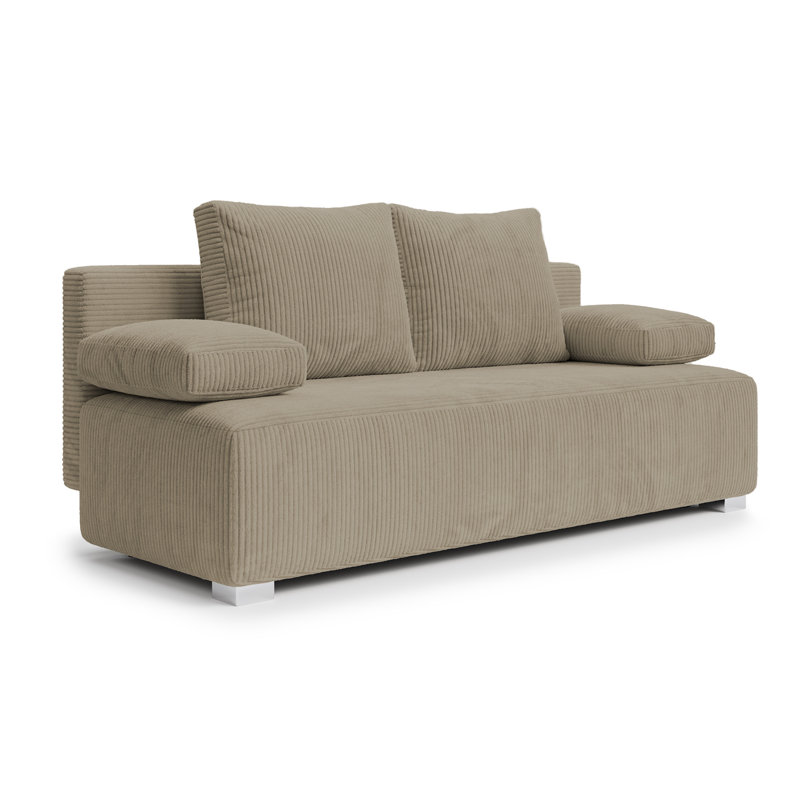 Adriyana 3 Seater Sofa Bed, Dark Beige