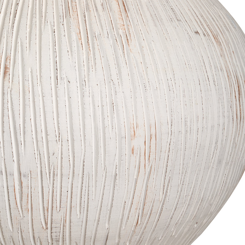 Chimene Aged White Table Lamp