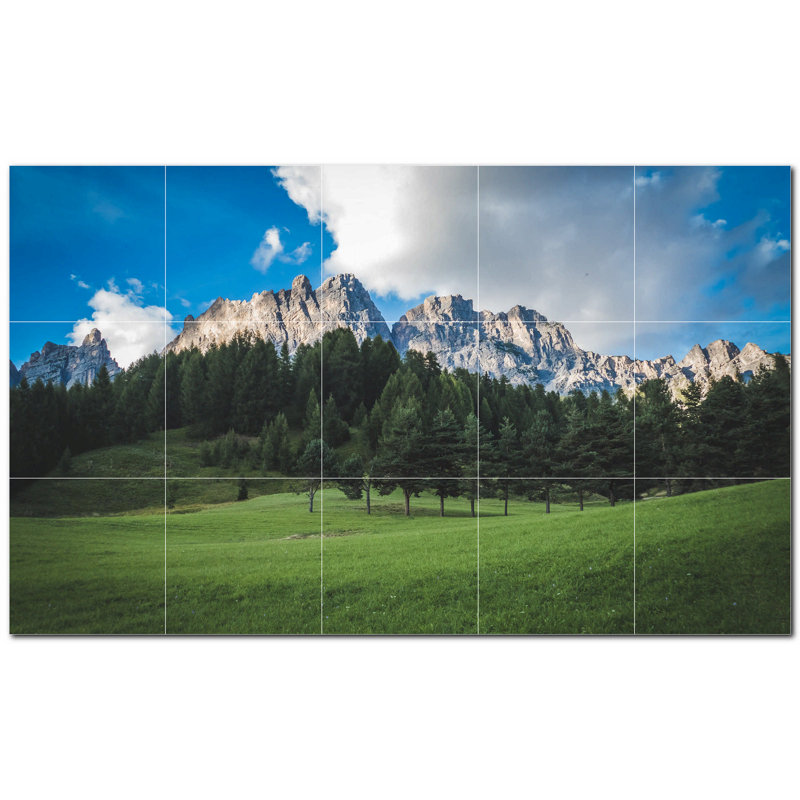 Panneau décoratif en céramique satinée 8 po x 8 po
