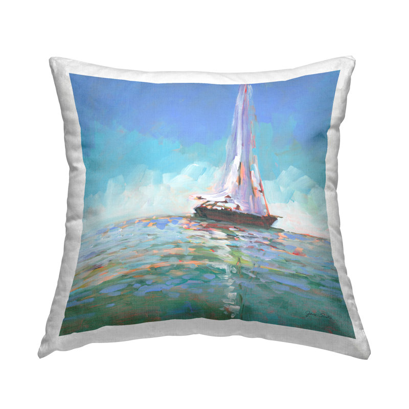 Coussin Quiet Sailing Ocean Scenery