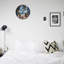 Horloge murale 12 po x 12 po Tropical Beach