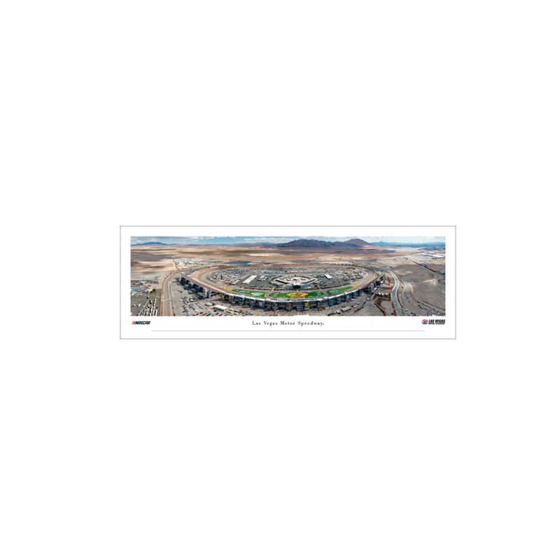Impression panoramique de Las Vegas Motor Speedway, H 13,5 po x l 40 po, Papier
