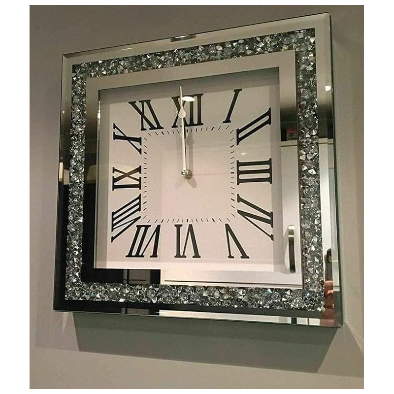 Glass Wall Clock