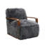 Fauteuil d'appoint rembourré à poils longs Harry-2047849217