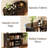 Mid Century Modern Fluted Sideboard Buffet Cabinet With Sliding Doors & Adjustable Shelf -1909051541-1908835612