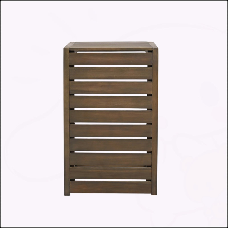 C-shape end table, Grey