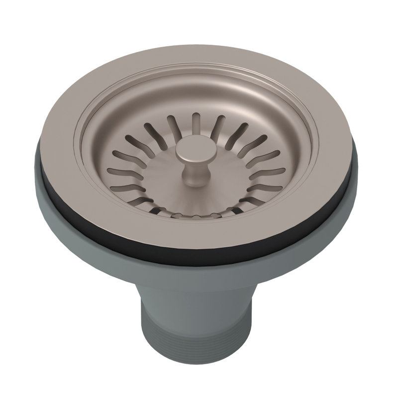 Rohl Basket Strainer, Satin Nickel