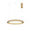 1 - Light Antique Gold LED Crystal Pendant-1853893097