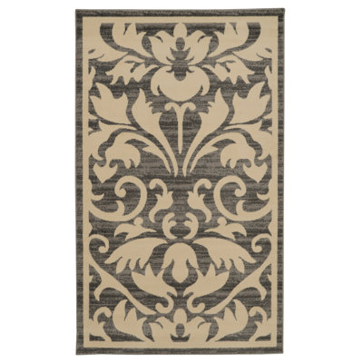 Cyndia Damask Indoor Rug