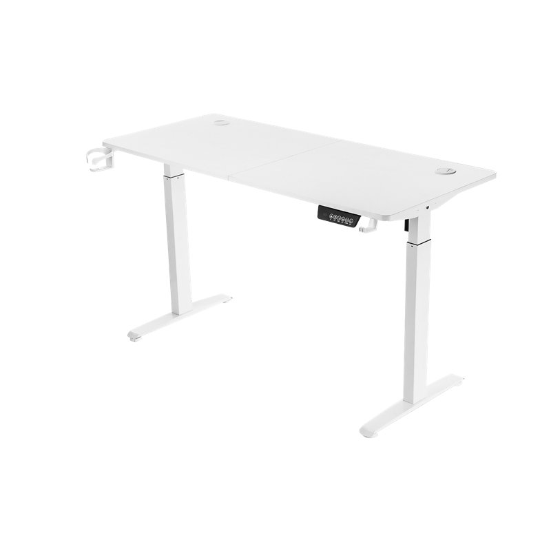 Siddiqi Commercial Use 60Cm W Height Adjustable T-Shaped Standing Desk, 60cm W x 140cm D