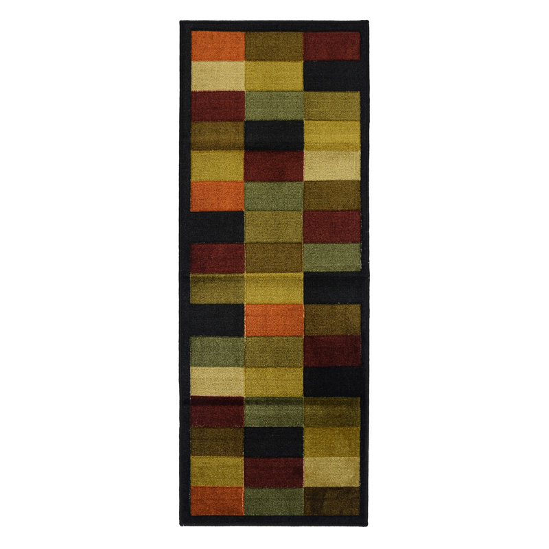 Rogersen Geometric Indoor Rug, Runner 1'10" x 4'11"