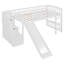 Lit mezzanine simple avec deux tiroirs et glissière Stairway-473918137