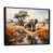 Black Floater Framed