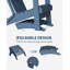 Repose-pieds pliant Adirondack avec manette de jeu-131641391