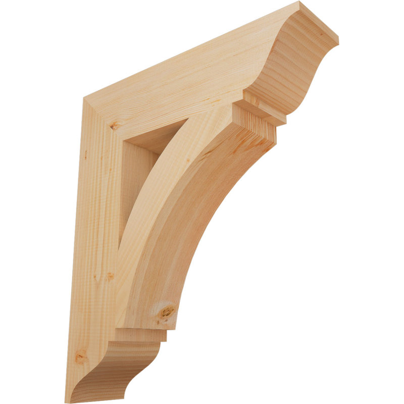 Support traditionnel Thorton, Douglas (lisse), H 28 po x l 5,5 po x P 24 po