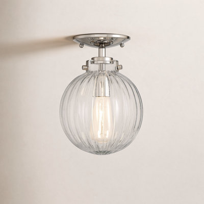 Kaydan 1-Light Dimmable Semi Flush Mount