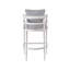 Nicoletta 42'' Wood Outdoor Bar Stool with Sunbrella® Cushion