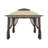 11x11ft Pop-Up Gazebo with Mosquito Netting, Water-Resistant Canopy, UV Protection & Sturdy Steel Frame, Portable Outdoor Gazebo with Carrying Bag for Patio, Backyard, Garden & Deck-Beige-110234913