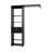 Manchester 150 Closet System with Metal Rod, 5 Open Shelves, and 1 Drawer-1035003468