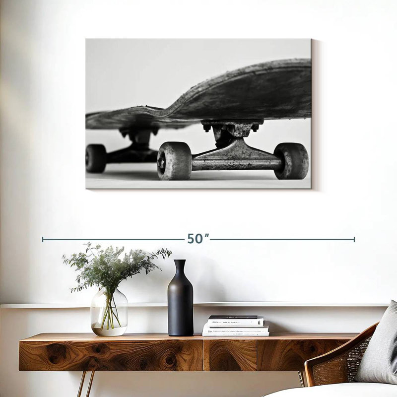 Senne Monochromatic Skateboard, 24" H x 36" W