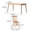 Table rectangulaire en bois massif domestique simple-1487940708-1510593465