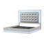 Lit plateforme blanc laiteux Daleen-656685635
